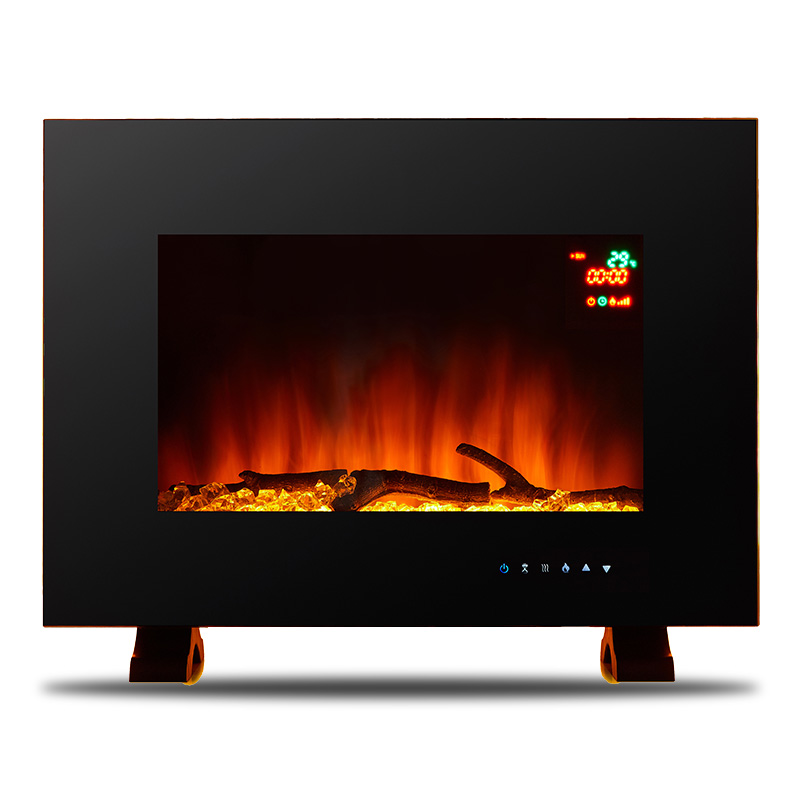 EF-1922F Cum Log XXII Inch Wall Eques et Freestanding Electric Fireplace, cum 12 Color Modi Backlight et 11 Color Modus Flammae Effectus
