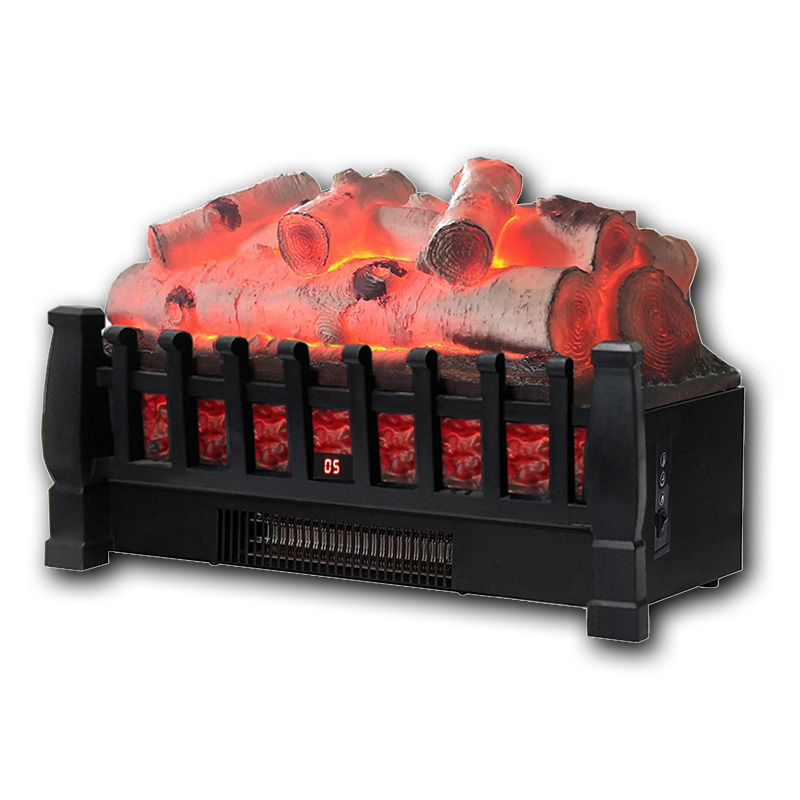 III-2093H Digital Electric Fireplace Log Set Heater, Cum Longinquus Imperium